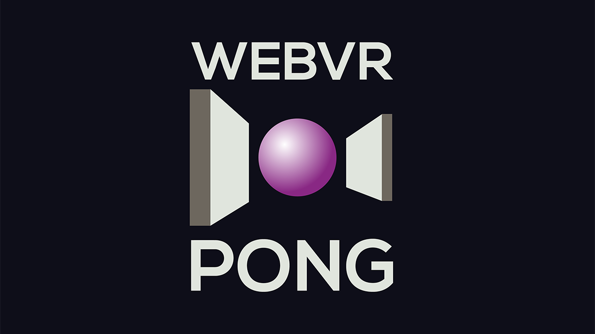 WebVR Pong logo.